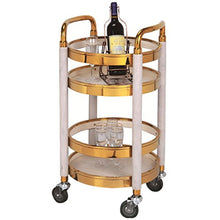 ChangDe Scaffale CHDE Carrello - Carrello di Vino Carrello di Snack Carrello portavivande per Auto per Hotel Carrello degli Attrezzi (Color : A, Size : 40 * 40 * 80cm)