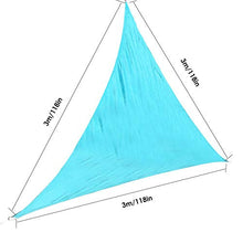 Tenda a vela impermeabile triangolare,Tenda parasole,Resistente e Traspirante,protegge dai raggi UV ed è resistente alle intemperie,per Esterni, Cortile, Giardino (arancione, 400 x 400 x 400cm)