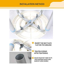 SMEJS Regolabile Leggero Doccia panchina, Doccia Sgabello con Imbottito SeatShower Bagno banco Sedia for Anziani, Disabili idromassaggio Sedili Doccia for Adulti