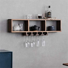 Leifeng Tower Classico Wine Rack Governo del Vino Parete Bottiglie di Vino e portaocchiali, Naturale Bagagli Legno Appeso Magazzinaggio Uso for Il Salone/Cucina/Bar/Ristorante 90 Centimetri