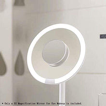 Specchio Specchi per Il Trucco 5X Lamente LED per Trucco per Occhi vanità Ricaricabile ingranditore con luci