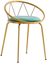 BDLYZ Yxsd Bar Sedile Sgabelli Velluto Tessuto Imbottita con Schienale e braccioli in Metallo Gambe Cucina Colazione (Size : 65cm)