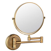OOCO Bagno Rasatura Specchio Rotante Specchio Bagno Trucco dello Specchio Pieghevole Creativo Cosmetic Mirror Bidirezionale Specchio Ingranditore,C