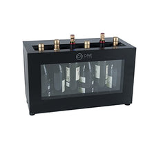 Cavevinum CV-7 Espositore di Barra per Vini Tintos, Acciaio Inox, Nero, 55 x 26 x 33 cm
