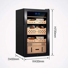 WRJY Umidificatori Armadietto per sigari Armadio in Legno di Cedro per Uso Domestico Armadio idratante e umidificante capacità 55L Pomodoro Professionale Coltivazione Circolazione Raffr