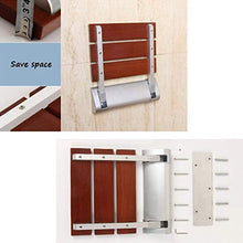 Accessori da bagno - Yushi ~ pieghevole parete doccia Sgabelli Parete doccia in legno di seduta sgabello pieghevole di legno cambiare le scarpe di feci for gli anziani / disabili Anti-Slip doccia Sedi