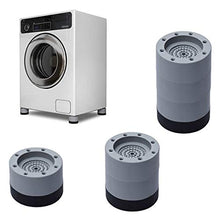 wanzhaofeng 4pcs Rilievo del Piede Antiurto in Gomma Lavatrice Mat Supplies Noise-Dampening Dryer Antiscivolo, 3,5 Centimetri