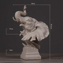 Bradoner - Elefante contratto Vive In Vino Arca Ornamento Salotto TV Arca Camera da Letto 19* H30.5CM