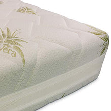 Baldiflex Emporio Materasso Lattice Matrimoniale 165x200 cm Alto 20 cm con 7 Zone a Portanza Differenziata e Fodera 3D Air in Aloe Vera Sfoderabile Antiacaro e Traspirante