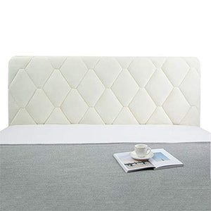 ZHKGANG Testata Letto Matrimoniale Copri Copertura Testata Letto Matrimoniale/Singolo Imbottito Fodera Elastica Protezione A Tinta Unita Copertura Decorazione Camera Letto Antipolvere Cover,B-140CM