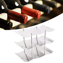 Yivibe Portabottiglie da Pavimento autoportante, espositore per Vino Scaffale per Vino Indipendente Portabottiglie per Vino, per dispensa, Armadio, Cucina Bar, Sala da Pranzo
