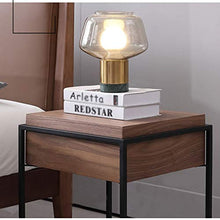 Comodini Letto Comodino Nordic Moderno Semplice Tabella Ferro Battuto Laterale personalità Creativa Armadietti Piazza Camera Comodino Comodino