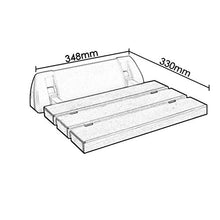 Accessori da bagno - Bagno duraturo durevole di legno antiscivolo da bagno sedia a parete pieghevole Sgabello anziani / donne in gravidanza / Modifica disabili Scarpe Sgabello balneazione sicura sedia