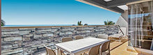 Deco4Me Telo di copertura per balconi, 90 x 300 cm, protezione dal vento, rivestimento per balcone e recinzione