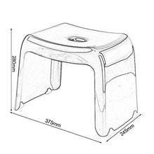 AYHa Plastic Bagno Doccia Sgabelli Panchina resto del piede di lavaggio Sgabello Moda di sicurezza antiscivolo, multi-colore opzionale,Blu