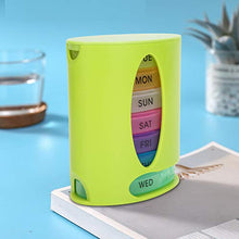 Portapillole portatile, portapillole da viaggio portatile, comodo design cavo per bambini Negozio di medicinali per anziani