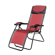 Sywlwxkq Sedie Heavy Duty Zero Gravity, Sedia Reclinabile Pieghevole, Sedie da Spiaggia, Lettini da Sole, Sedie a Sdraio Lettino, Sedia Reclinabile, Spiaggia Patio Giardino Campeggio, Super