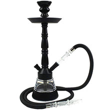 GSYH Lega di Alluminio Narghilè, 43cm Arabo Shisha Bar Fumo Tubo di Acqua per Il Partito Family Dining,Nero