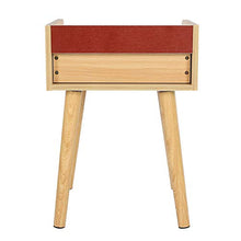 zcyg Comodino Comodini Comodino, Semplice Camera da Letto Moderna Comodino Cassetto Cassetto Cabinet Mobili da Comodino (Colore in Legno)