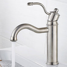 Rubinetto Monocomando Miscelatore Lavandino Lavabo Bagno Acciaio Inossidabile Sanlingo