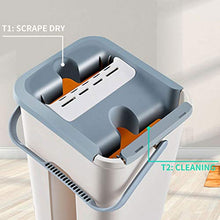 SSAYY Spray Mop Mop per Pulizia Magica Mop per Pulizia A Mano Libera Mop in Microfibra con Secchio Mop per Spremitura Piatta   Panno Pulito per Cucina di Casa
