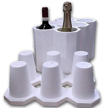 IMBALLAGGI 2000 - 1 Kit Portabottiglie Vino in Polistirolo con Scatola di Cartone