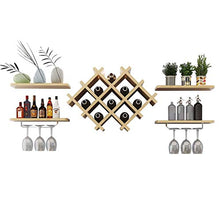 RUXMY Armadio per Vino Organizzazione per la conservazione della Cucina Portabottiglie per Vino Scaffale per Vino in Ferro in Metallo Mensola per Vino a soffitto Appeso a Parete Portabott