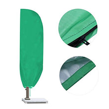 Ichiias Umbrella Cover Impermeabile Copertura per tettoia da Giardino Protezione per Esterni Patio Rain Cover 265 * 50cm(Verde)