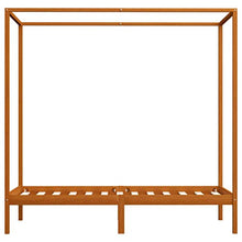 SKM Giroletto a Baldacchino Marrone Miele Massello Pino 100x200 cm