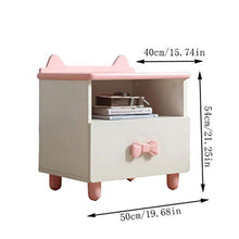 LICHUAN Tavolino comodino comodino con cassetto e comodino aperto per riporre il comodino, minicomodino minimalista mobili da montare