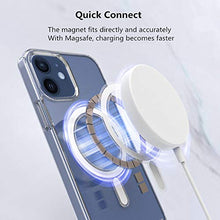 Custodia magnetica trasparente per iPhone 12 Pro Custodia di ricarica Magsafe, CrazyLemon Slim Fit Custodia rigida in silicone morbido con retro in TPU Custodia protettiva antiurto gialla