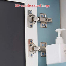 Armadietto Da Bagno Con Specchio Armadio A Specchio A Parete Con Ripiano Armadio A Specchio Per Casa Di Grande Capacità, Mobili Da Bagno Con Barra Portasciugamani In Acciaio Inossidabile