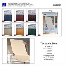 EUROSTYLE Tenda Sole Light Tinta Unita Esterno da Balcone (290X290CM,Tinta Unita Bordo')
