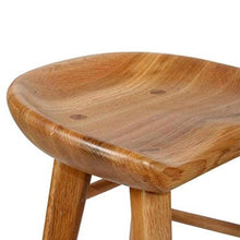 YUANP Sgabelli da Bar Sedia da Bar in Legno Massello da Casa con Gamba Quadrata per Ristorante Cafe,Brown-75cm