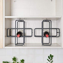WZHZJ Supporti da Tavolo di stoccaggio del Vino del Supporto del Metallo del controsoffitto del Supporto di Free Standing (Size : M)