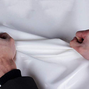 DFREW Heavy Duty Bianco Impermeabile Tarps Incatramata Sheet Ground Cover - 100% Resistente Ai Raggi Uv, Prova con Occhielli, 520G / M², Spessore 0,45 Mm Di Umidità,4Mx8M,4Mx8M