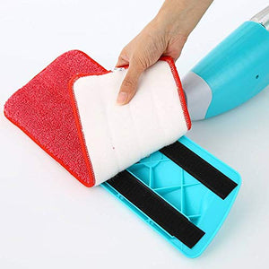 SSAYY Spray Mop Mop per Pavimenti Spray con Cuscinetti Riutilizzabili in Microfibra Mop per Manico A 360 Gradi per Cucina di Casa Piastrelle in Ceramica in Legno Laminato Pulizia del Pavimento