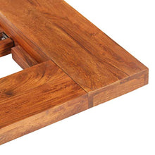 SKM Giroletto Futon Giapponese in Legno Massello Acacia 120x200 cm