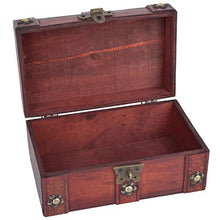 Oumefar Organizzatore di Gioielli Scatola di immagazzinaggio retrò Scatola di immagazzinaggio di Gioielli in Legno Scatola di immagazzinaggio per Feste di Compleanno Decorazione di Nozze(S)