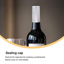 Hemoton 200Pcs in PVC Termoretraibile Calore di Capsule Bottiglia di Vino Capsule Vino Termoretraibile Adatto per Il Vino Cantine E Uso Domestico 30Mm (Argento)