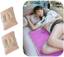 HongLianRiven Lettino da Viaggio Lettino da Viaggio Car Cuscino Gonfiabile Materasso con 2 Cuscino Gonfiabile Air Car Camping Materassino Dedicato Cuscino Mobile estesa all'aperto 5-26 (Color : A)