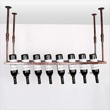 DJSMjbj - Portabicchieri da appendere a testa in giù, portabicchieri creativi, per casa, bar, soffitto del vino (dimensioni: 120 cm)