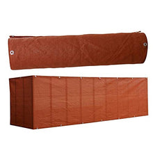 GDMING Telo Frangivista per Balcone, HDPE Parabrezza con Occhielli, Ventilato Resistente alle Intemperie Copertura di Protezione di Sicurezza Giardino Rete Decorativa, 61 Dimensioni