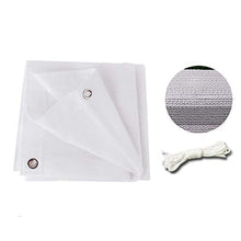 80% Tela Reticella Panno, Leggero Telo A Rete for Piante Fiori Pet Canili con Corda/Gromments, Bianco (Size : 3x4m)