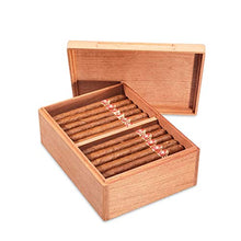 YUTRD ZCJUX Cedar Cigar Humidor - Portable Pine Cigar Cabinet Grande capacità a Due Cigar Humidor