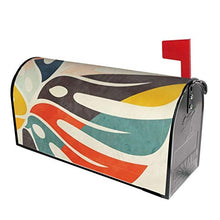 Shape Leave Modern Mid Century Unique Designed Magnetic Cassetta delle Poste Copre Postali Box Cover per Giardino Yard Decor Dimensioni Standard 51x48 Pollici