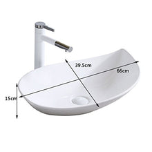 Bacino del Bacino di Arte del lavabo del Bacino del lavabo del Bagno della Lavata di Ceramica Semplice nordica sopra Il Contro Bacino Lavabi