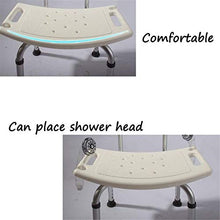 TUHFG Sgabello per Doccia Sgabello da Doccia Sedile da Bagno Sgabello da Bagno Sedia da Bagno - Alluminio Leggero - Antiscivolo - Peso Regolabile in Altezza Peso 150KG Sedia da Bagno