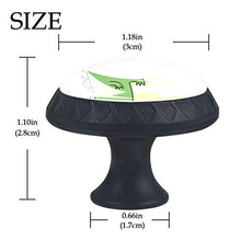 Set di 4 maniglie rotonde per armadio da cucina, credenza, cassettiera, cassettiera, con viti, per cucina, comò, armadietto, bagno, armadio