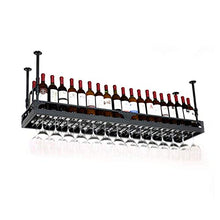 HJ-Golf Rack per armadietti per stoccaggio per Goblet Porta Bicchiere Calice Sospensione Bicchiere da Vino Portapiatti da Appendere for Vino Staffa di Ferro per Bottiglie di Vino per Vino